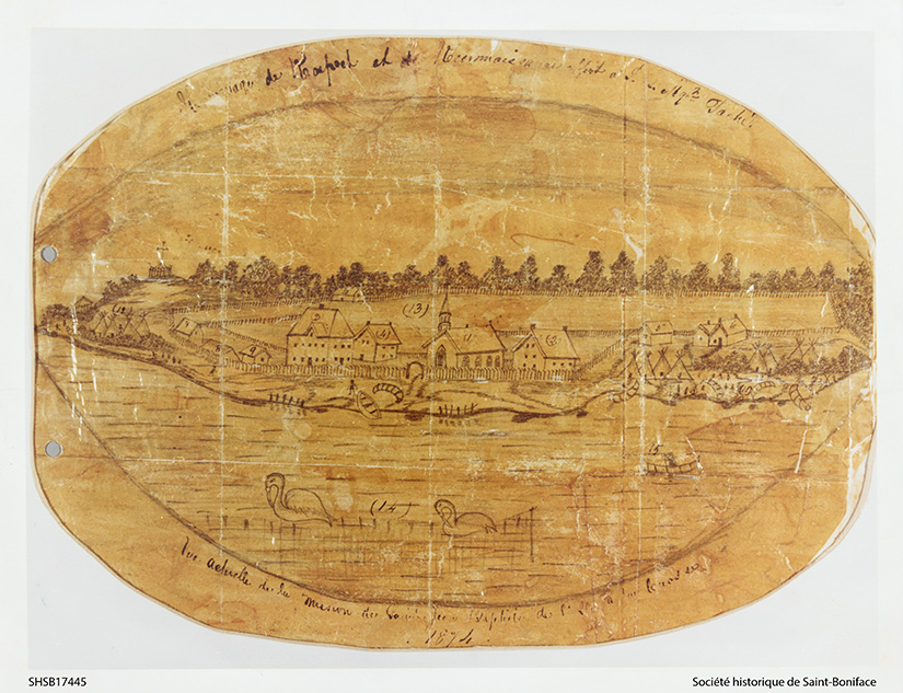 Sara Riel, Île-à-la-Crosse, 1874 - SHSB 17445